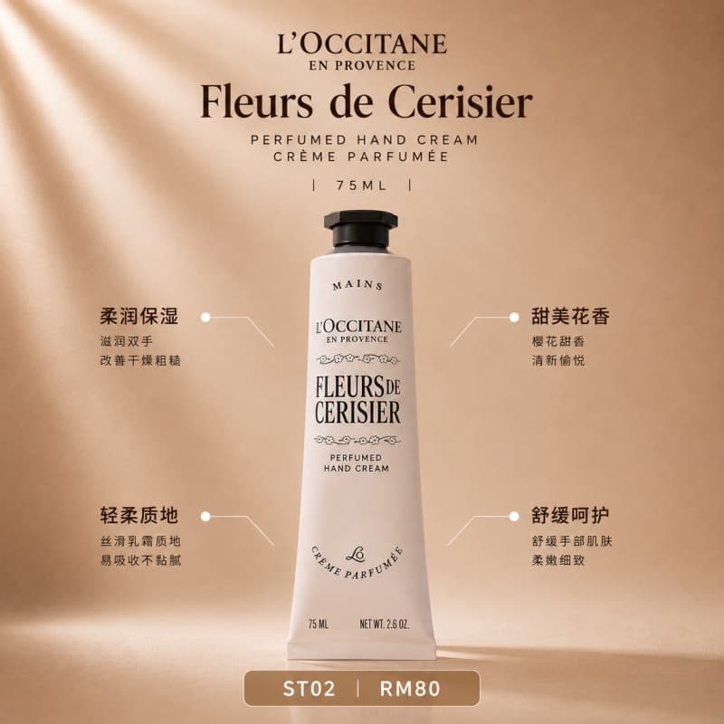 L’Occitane Fleurs de Cerisier Perfumed Hand Cream